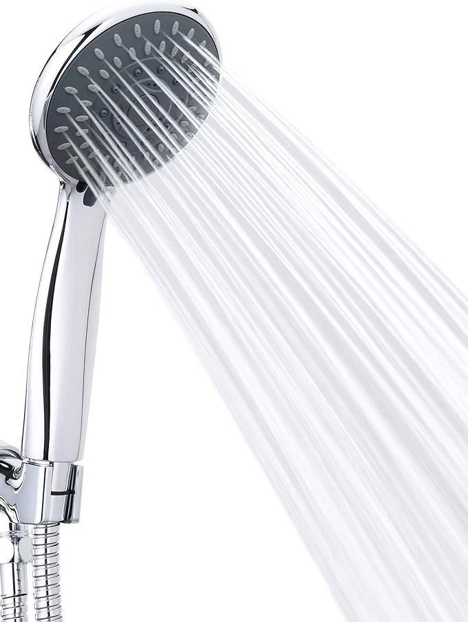 Comfortable Water-Saving Handheld Showerhead - Multi-layered water flow for a relaxing experience