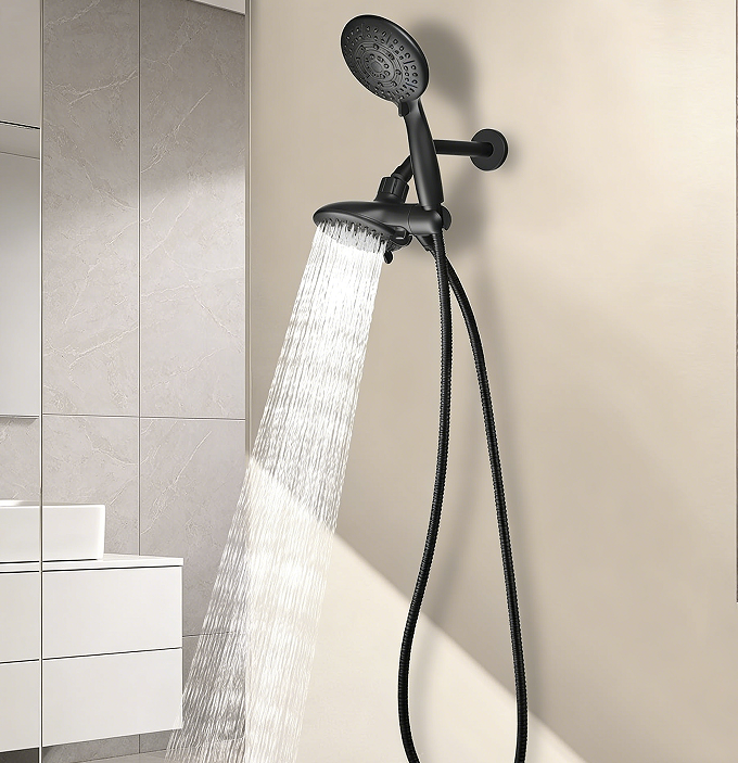 Dual-Mode Travel Water-Saving Showerhead - Flexible switching to save water
